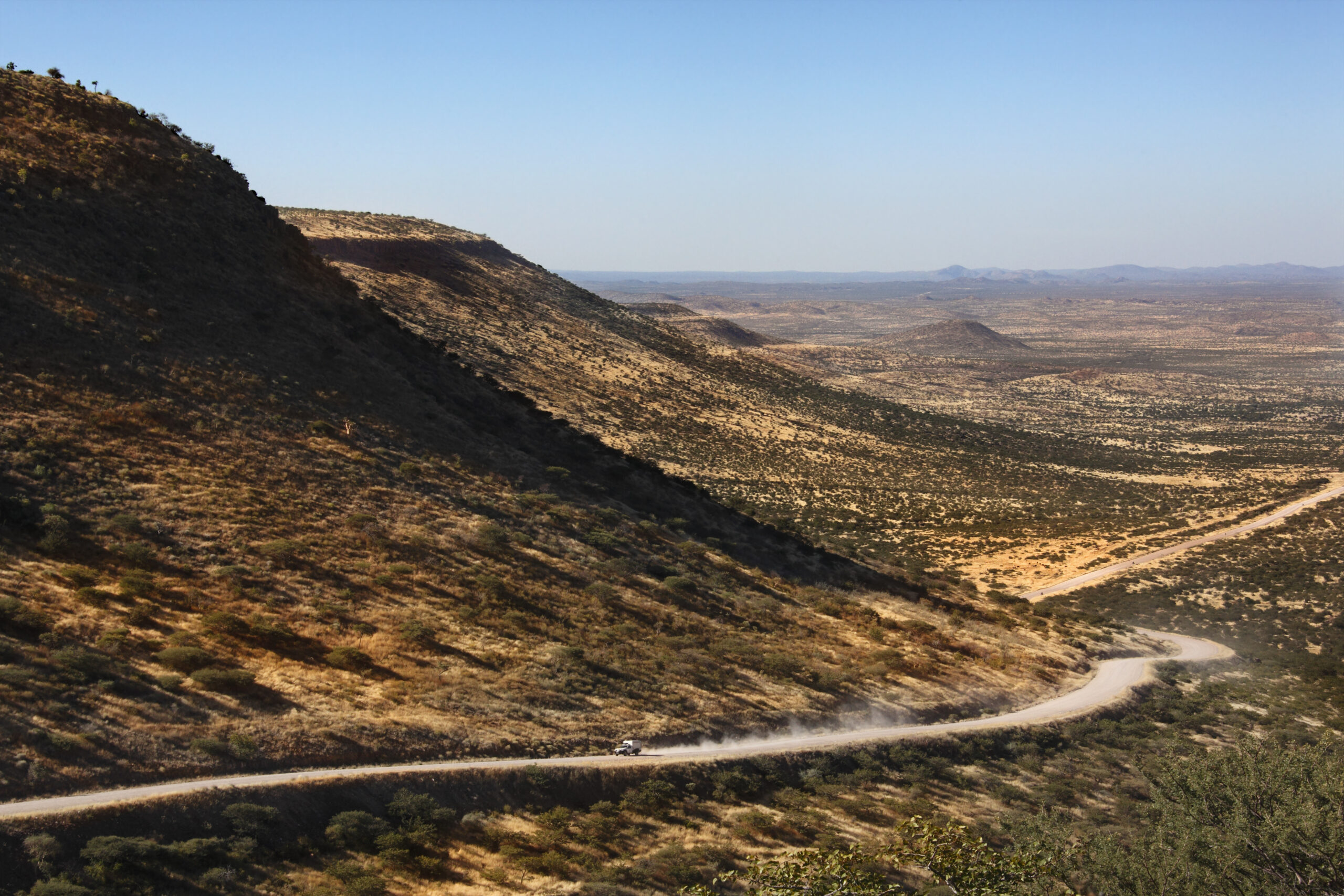 Remote desert road - Damaraland - Namibia